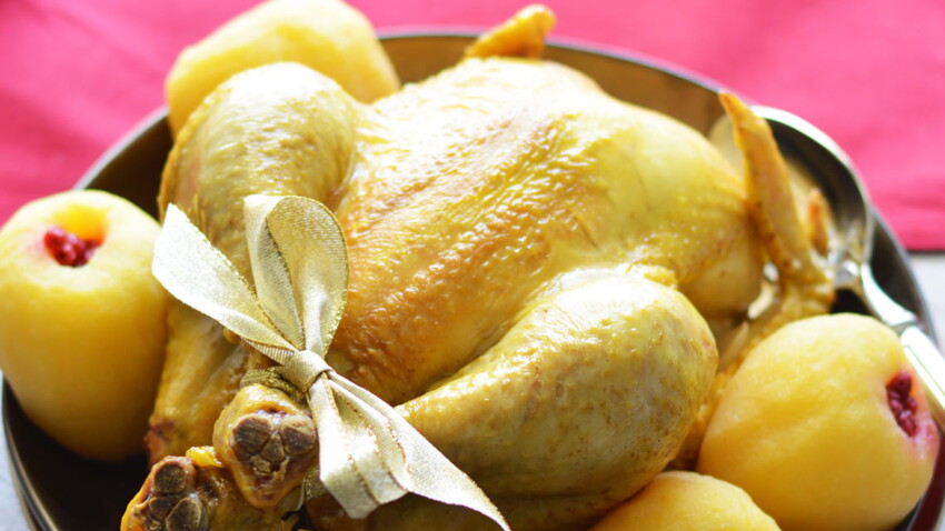 Poularde Fermière D’Auvergne Au Cidre Et Aux Pommes : Découvrez Les ...