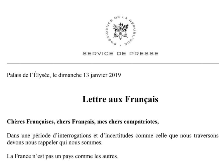 macron lettre aux français pdf