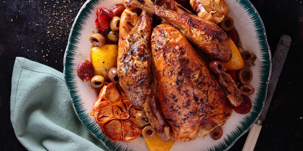 Poulet au chorizo, tomates et olives à la provençale facile : découvrez ...