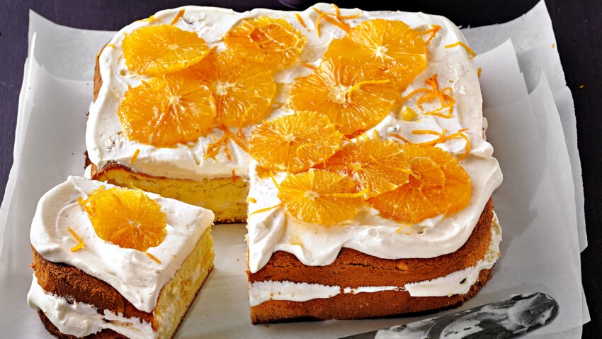 Gateau Moelleux Aux Oranges Maltaises Decouvrez Les Recettes De Cuisine De Femme Actuelle Le Mag