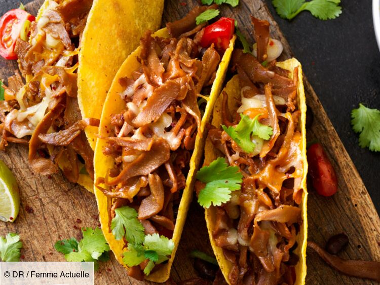 Tacos végétarien, cheddar et mozzarella : découvrez les recettes de cuisine de Femme Actuelle Le MAG