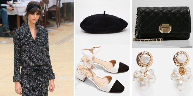 Veste en tweed, sac matelassé et robe noire, 15 pièces inspirées de Chanel à shopper à prix abordable !