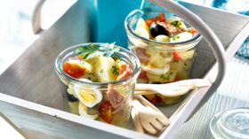 Salade De Riz A La Nicoise Decouvrez Les Recettes De Cuisine De Femme Actuelle Le Mag