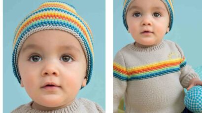 Layette : comment tricoter un bonnet en laine pour bébé ? : Femme Actuelle  Le MAG