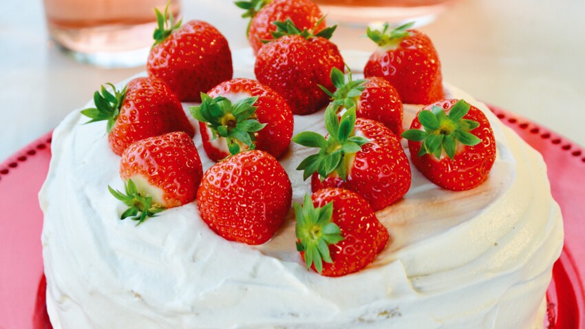 gateau suedois aux fraises de france decouvrez les recettes cuisine femme actuelle le mag coloriage disney olaf