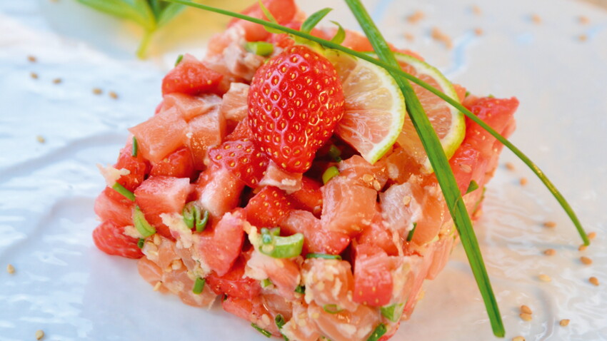 Tartare De Saumon Au Fraises De France Rapide : Découvrez Les Recettes ...