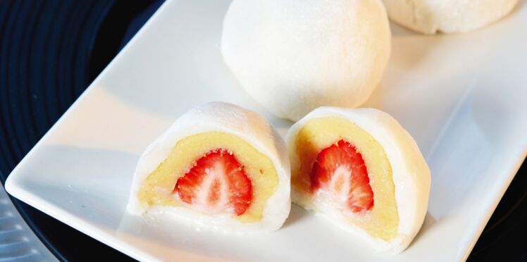 Mochi Aux Fraises De France