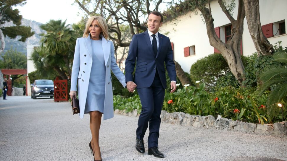 Photos - Brigitte et Emmanuel Macron complices et amoureux pour rencontrer le président chinois