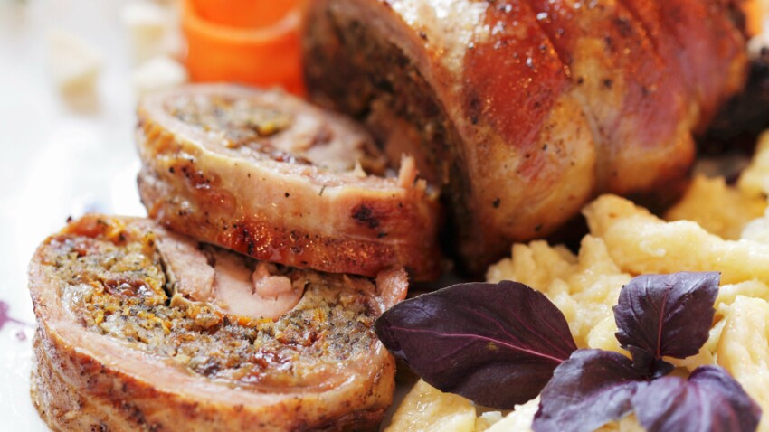 Rôti de veau farci forestier : découvrez les recettes de cuisine de ...