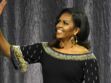 Michelle Obama ose le costume satiné façon pyjama (et elle est canon)