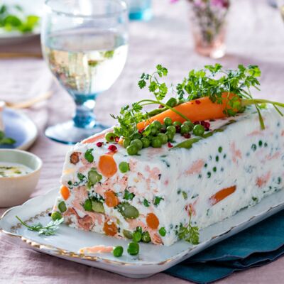 Terrine de légumes de printemps au saumon : découvrez les recettes de  cuisine de Femme Actuelle Le MAG