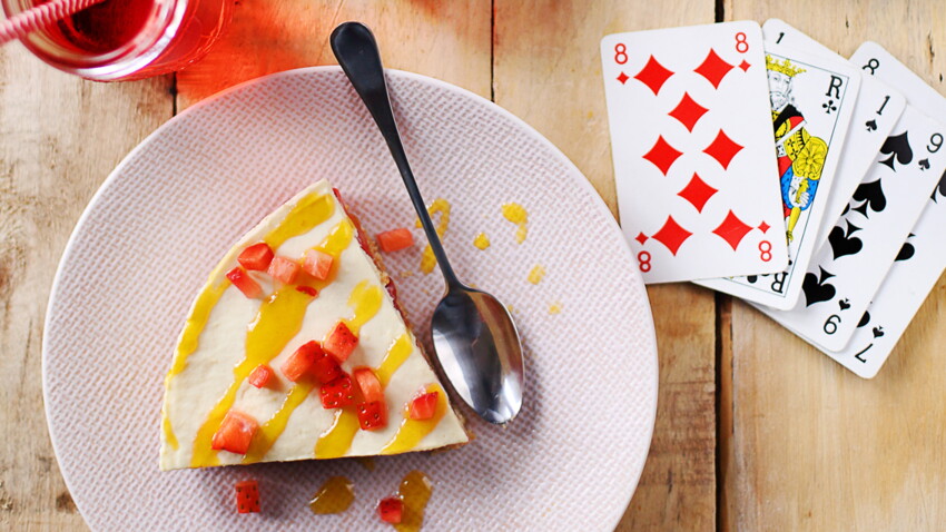 Entremets Mascarpone Fraises Et Vinaigre De Mangue Decouvrez Les Recettes De Cuisine De Femme Actuelle Le Mag