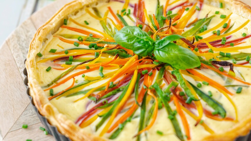 Quiche Aux Legumes Decouvrez Les Recettes De Cuisine De Femme Actuelle Le Mag