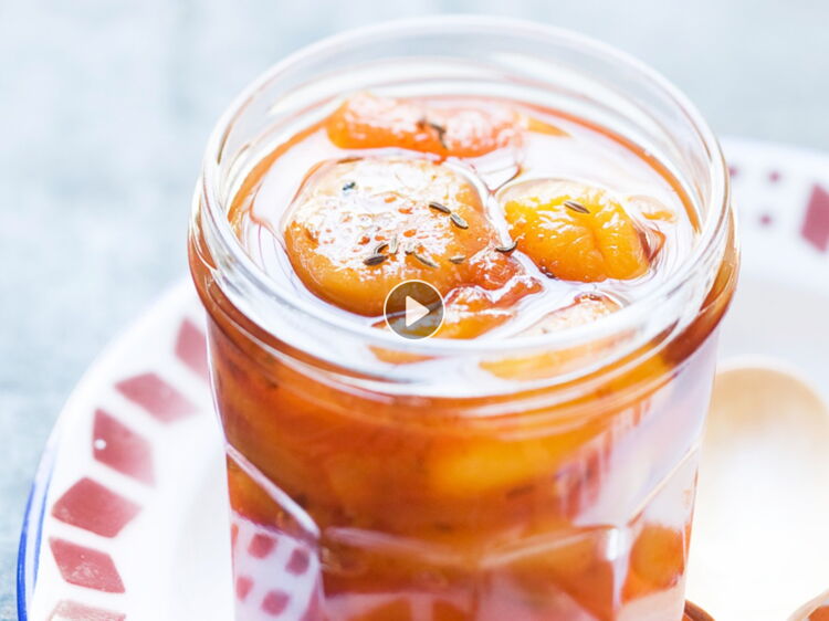 La recette de la confiture d'abricots au Thermomix® Femme Actuelle Le MAG