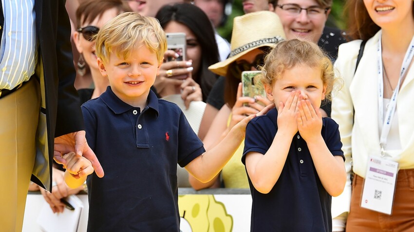 Photos Jacques Et Gabriella De Monaco Trop Craquants Leur Adorable Rencontre Avec Bob L Eponge Femme Actuelle Le Mag