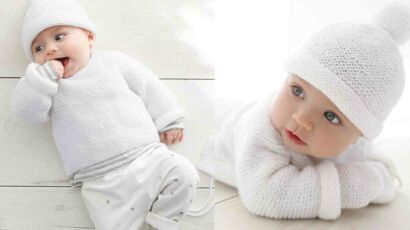 Pull brassière bébé, comment le tricoter ? - Le blog de Ladylaine