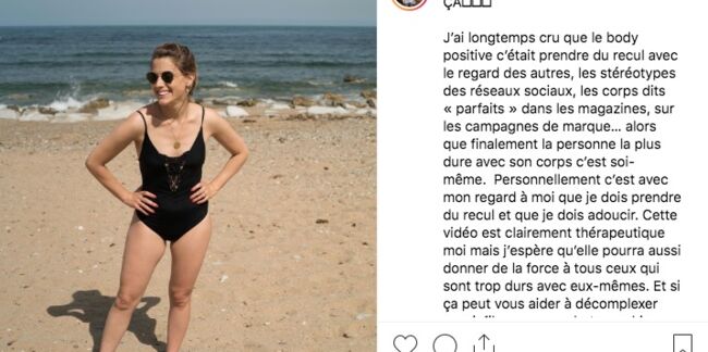 Une instagrammeuse publie une vidéo d’elle en maillot pour prôner le "body positive"