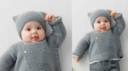 Un bonnet petit lapin à tricoter : Femme Actuelle Le MAG