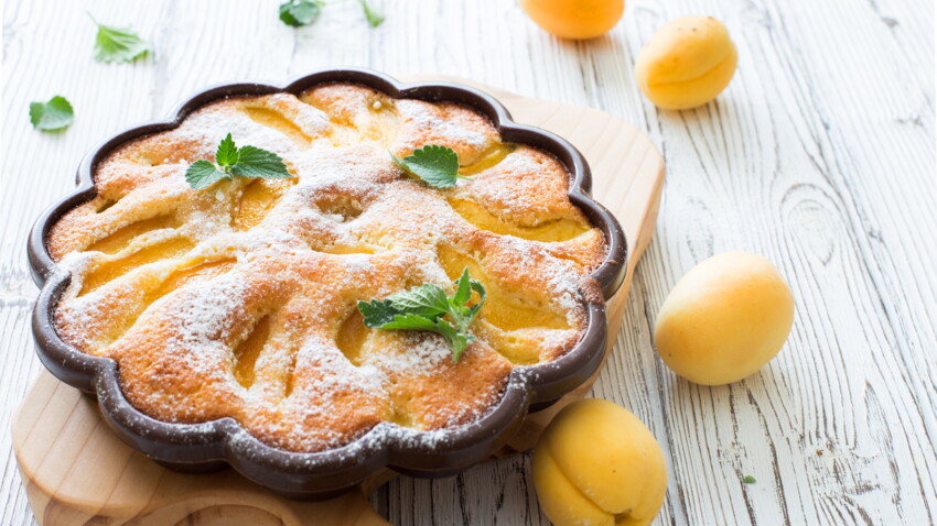 Gateau A L Abricot Facile Et Rapide Decouvrez Les Recettes De Cuisine De Femme Actuelle Le Mag