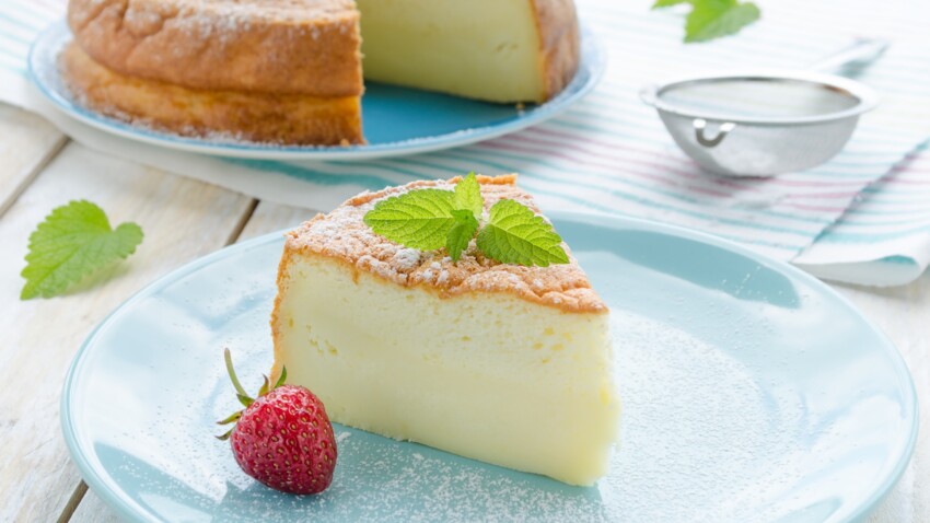Gâteau Au Fromage Blanc Et Yaourt Rapide Découvrez Les Recettes De Cuisine De Femme Actuelle 
