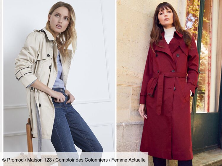 Trench discount femme 123