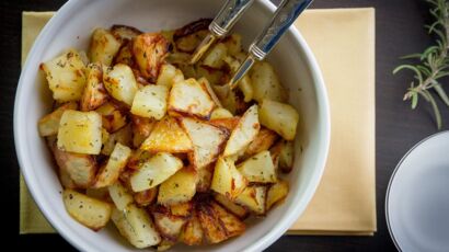 Recette Ecrasé de pomme de terre avec son duo de boudin et compote et  autres recettes Chefclub daily