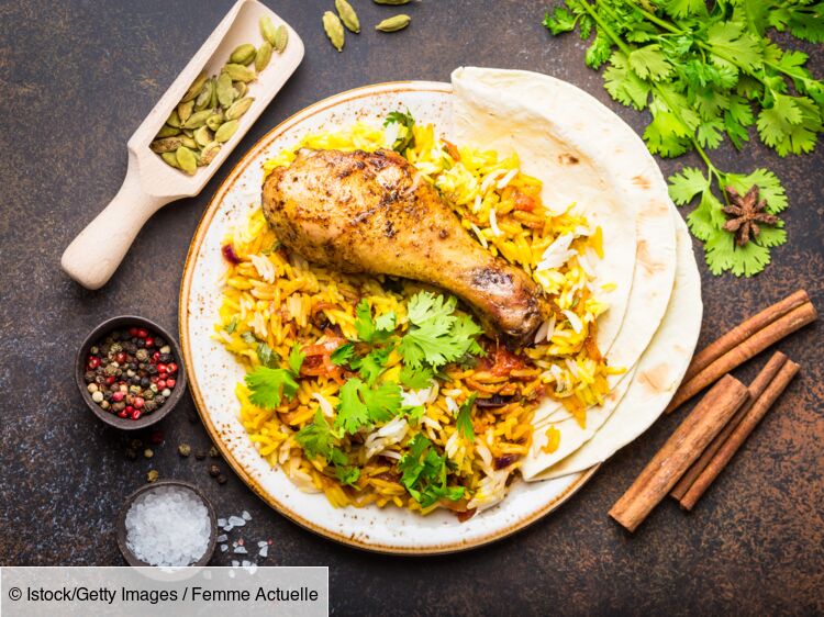 Poulet à l'indienne riz au curry : découvrez les recettes de cuisine de  Femme Actuelle Le MAG