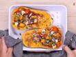 La recette du butternut farci aux légumes et à la féta en vidéo
