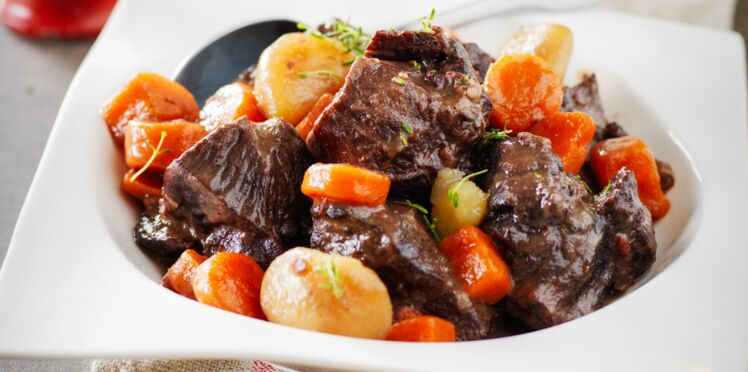 Joue De Bœuf Au Vin Rouge