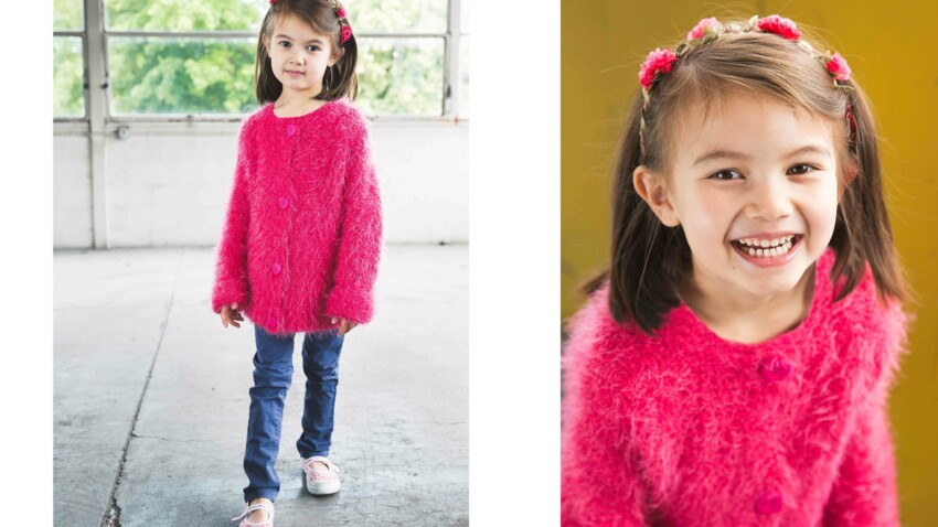 Tricot Gratuit Le Gilet Facile Pour Enfant Femme Actuelle Le Mag