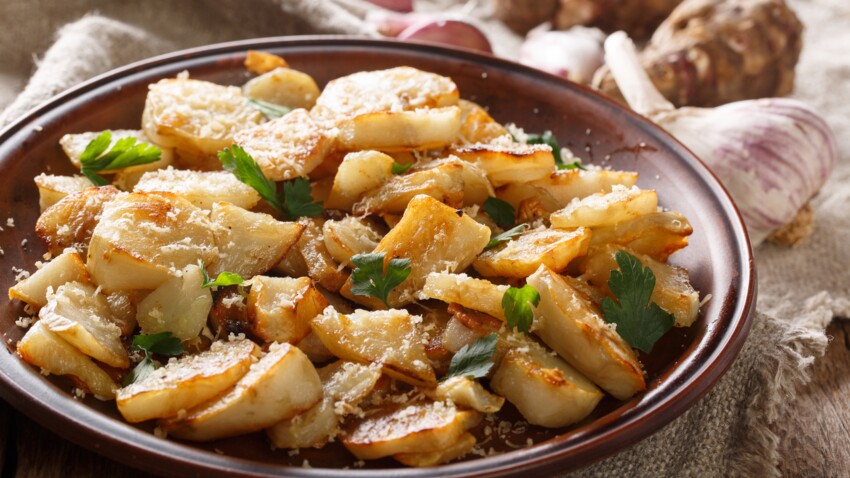 Saute De Topinambours Au Vin Blanc Decouvrez Les Recettes De Cuisine De Femme Actuelle Le Mag