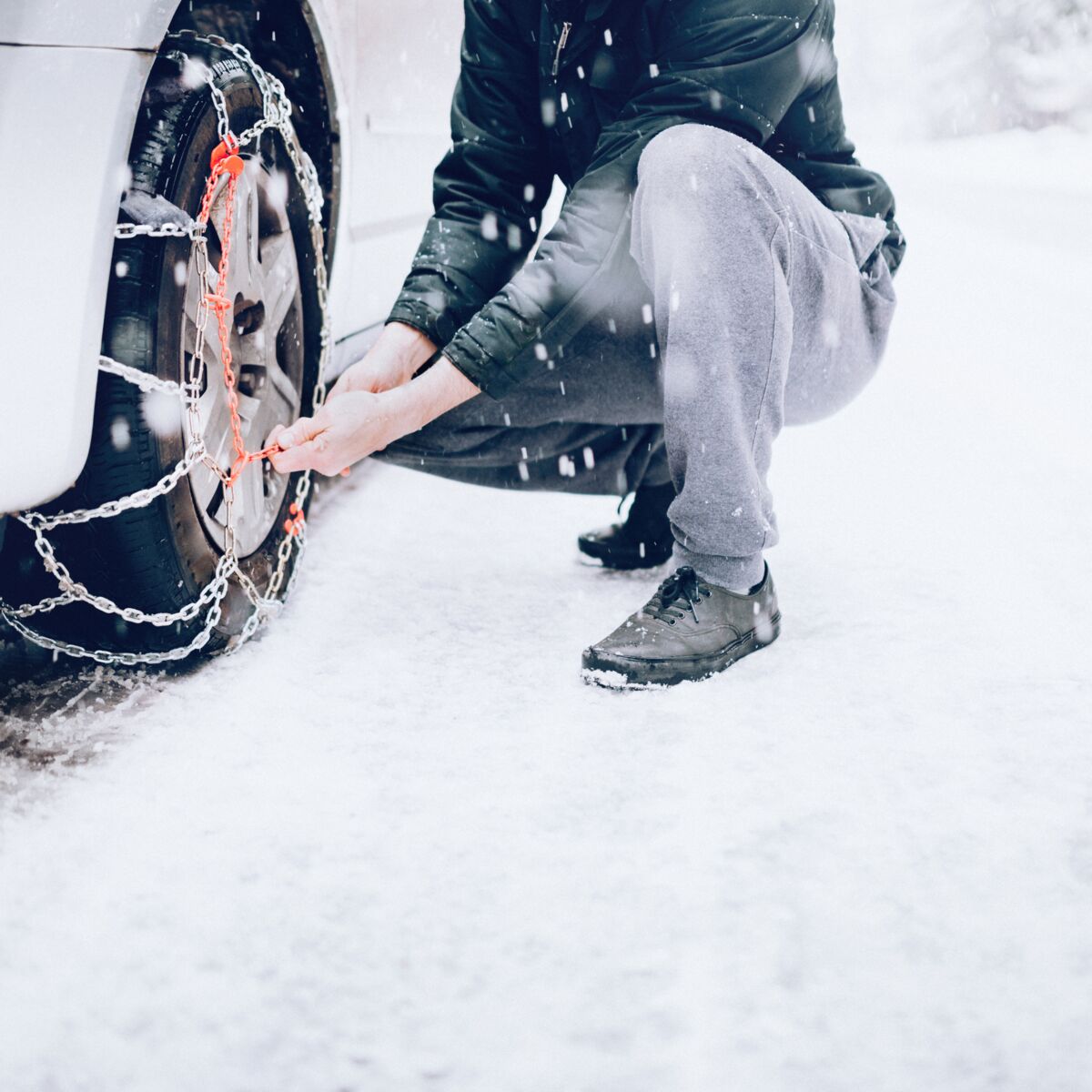 Chaussettes pneu voiture neige et verglas - Équipement auto