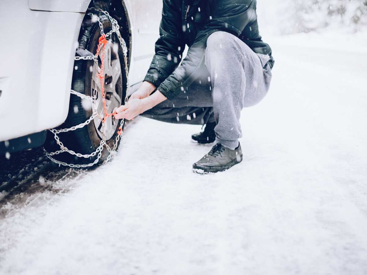 Chaussettes neige et verglas neuves - Équipement auto