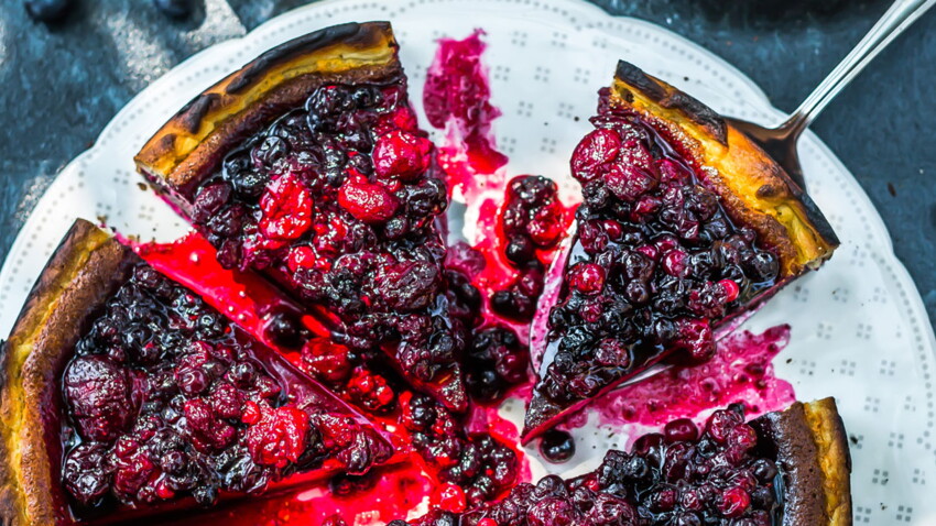 Tarte Au Fromage Blanc Et Compotee De Fruits Rouges A L Huile D Olive De La Vallee Des Baux De Provence Aop Decouvrez Les Recettes De Cuisine De Femme Actuelle Le Mag