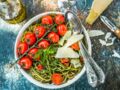 Spaghetti au pesto et tomates à l’huile d’olive de la vallée des Baux-de-Provence AOP