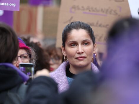 Julie Gayet, Alexandra Lamy, Laetitia Casta, Muriel Robin... Ces personnalités présentes lors de la marche organisée contre les violences faites aux femmes
