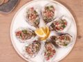 Recette de fêtes WW : Tartare d’huîtres au citron vert et craquelins au sarrasin