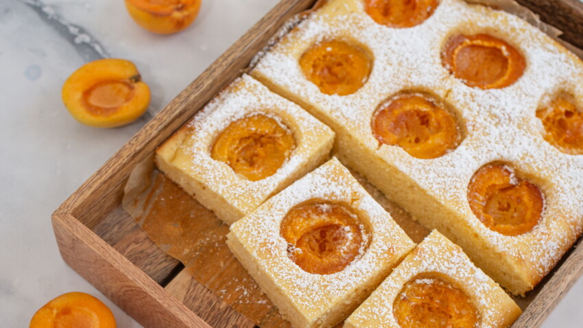 Gateau Aux Abricots Decouvrez Les Recettes De Cuisine De Femme Actuelle Le Mag