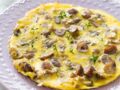 Omelette aux champignons et marrons