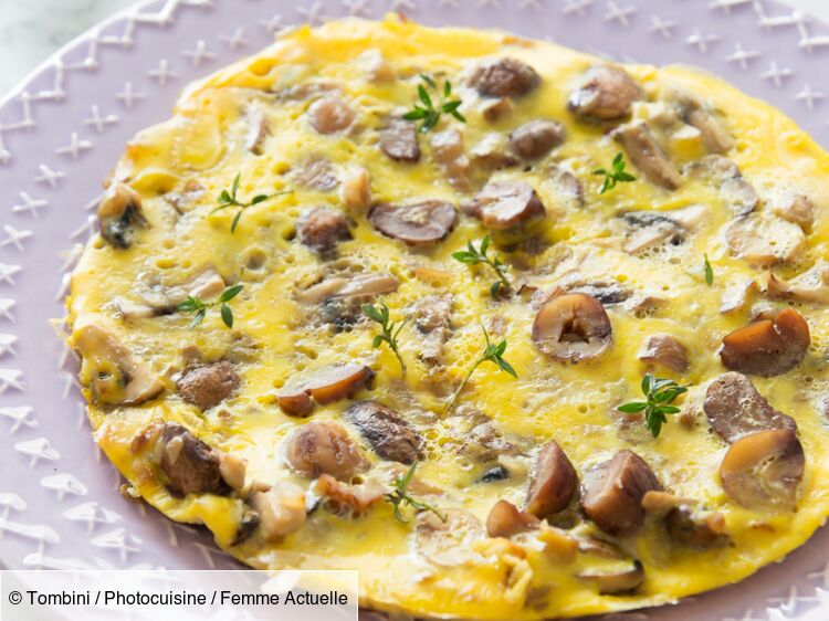 Omelette aux champignons et marrons rapide : découvrez les recettes de ...
