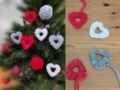 DIY : déco de pompons et cœurs en laine pour le sapin de Noël