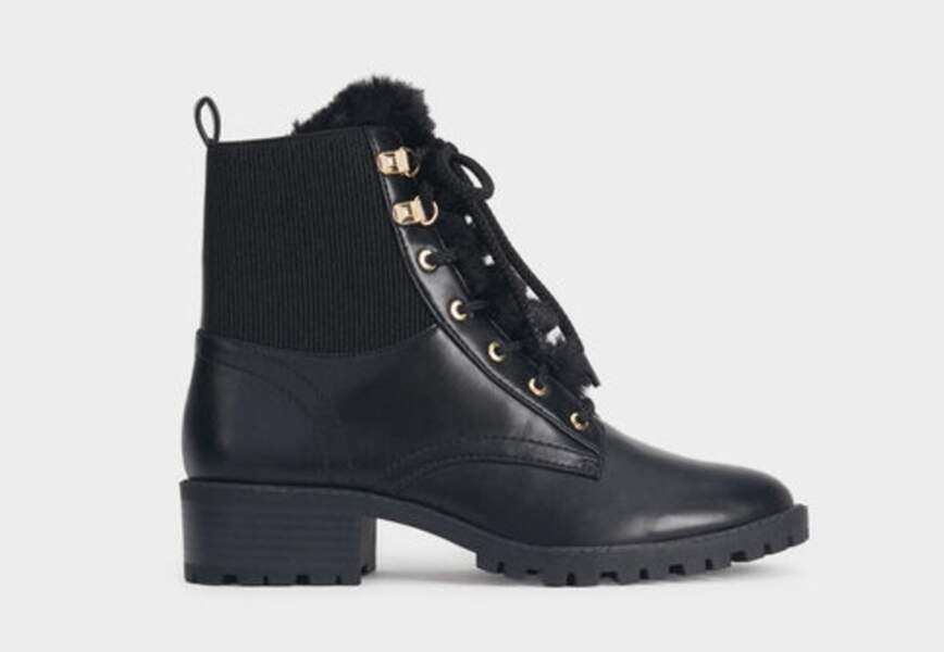 chaussures plates femme hiver
