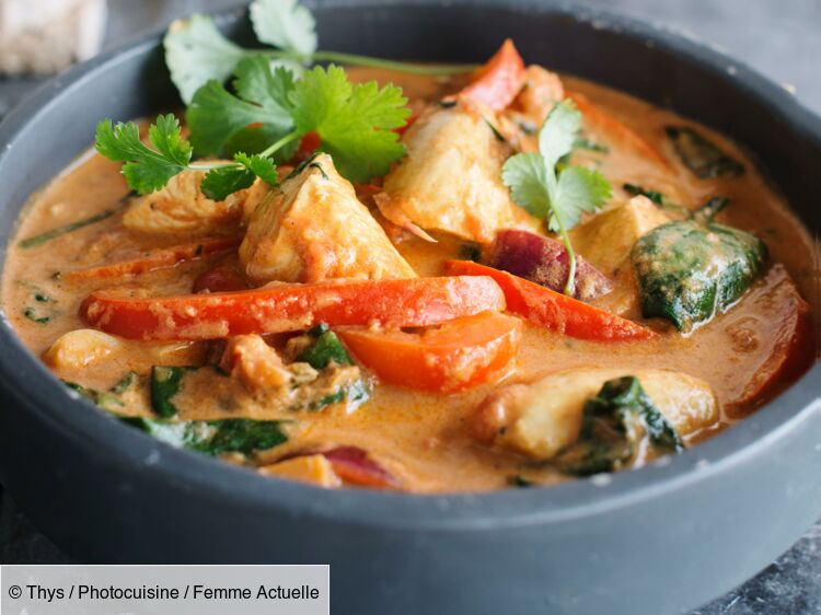 Curry rouge de poulet super facile rapide : découvrez les recettes