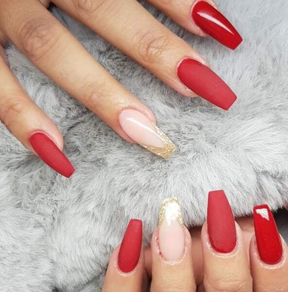 Ongle En Gel Rouge Mat Ongles rouges : 15 façons canons de les porter - Femme Actuelle