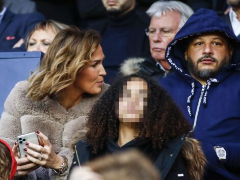 Vitaa complice et amoureuse avec Hicham, son mari, dans les tribunes du match PSG-Montpellier