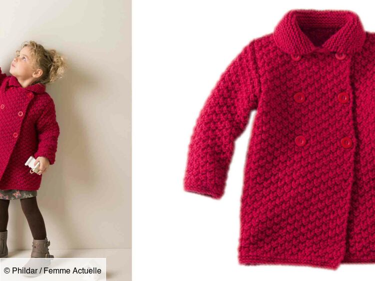 modele manteau bebe tricot gratuit