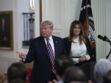 Melania Trump esquive (encore) un baiser en public de son mari Donald Trump