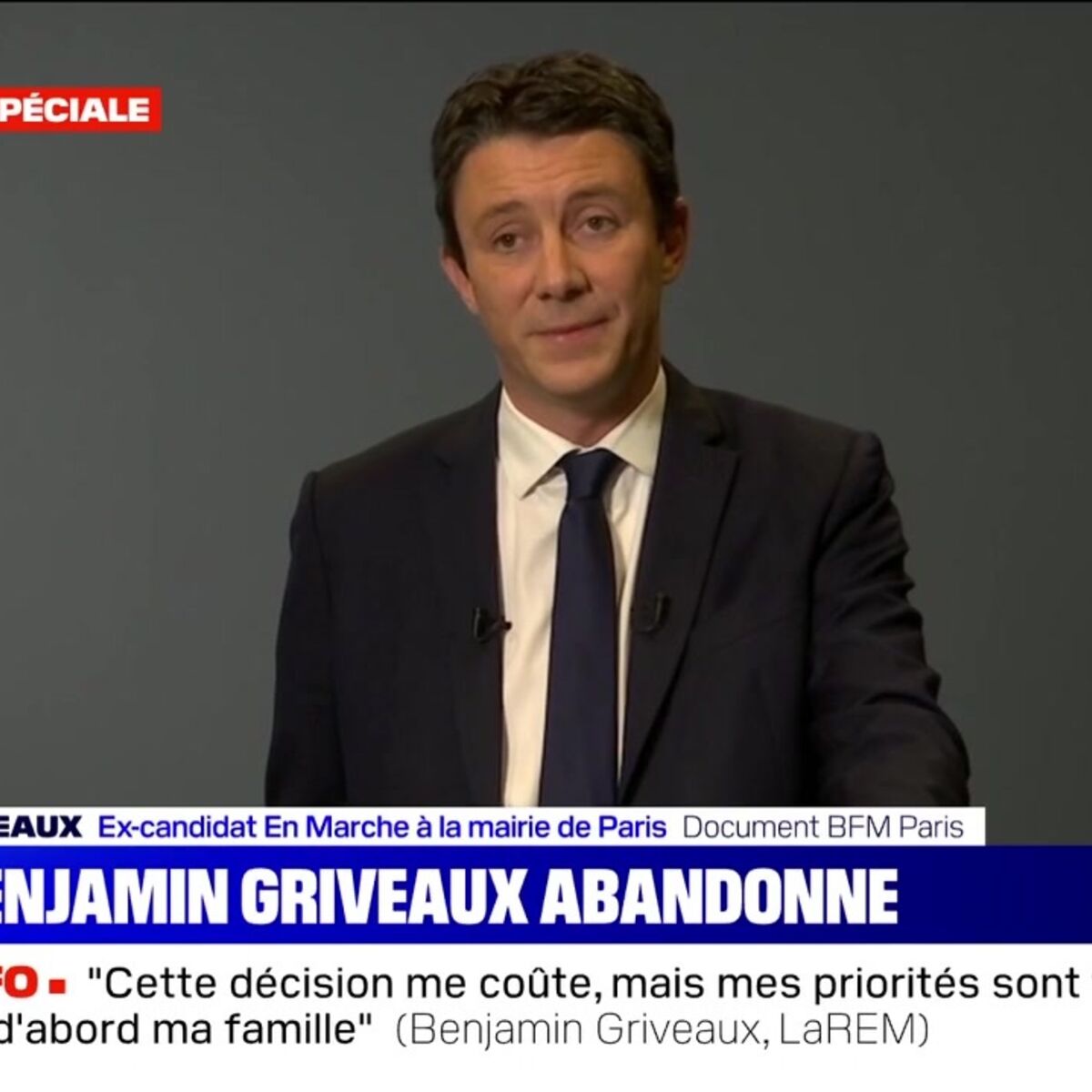 Municipales 2020 Benjamin Griveaux retire sa candidature cette