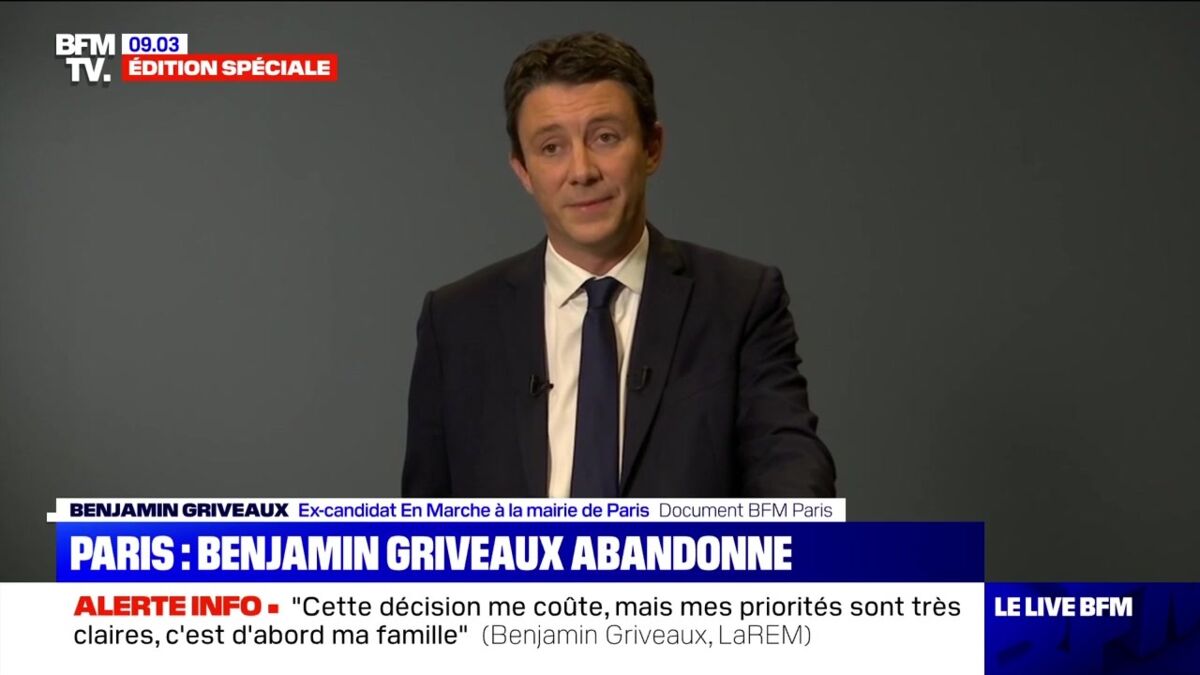 Municipales 2020 Benjamin Griveaux retire sa candidature cette