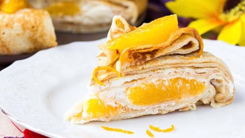 Gateau A L Orange Et Creme Fouettee Sans Cuisson Decouvrez Les Recettes De Cuisine De Femme Actuelle Le Mag
